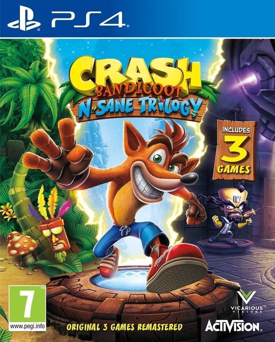PS4 - Crash Bandicoot n sane trilogy