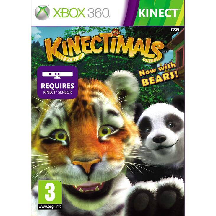 Xbox 360 kinect sensor met kinect adventures en kinectimals