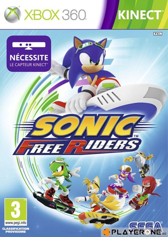 Xbox 360 - Sonic Free Riders (kinect)