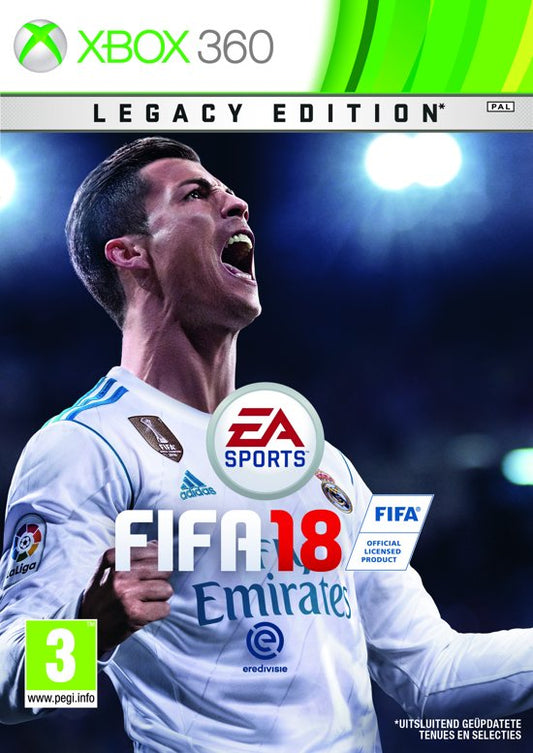 Xbox 360 - Fifa 18 Legacy edition